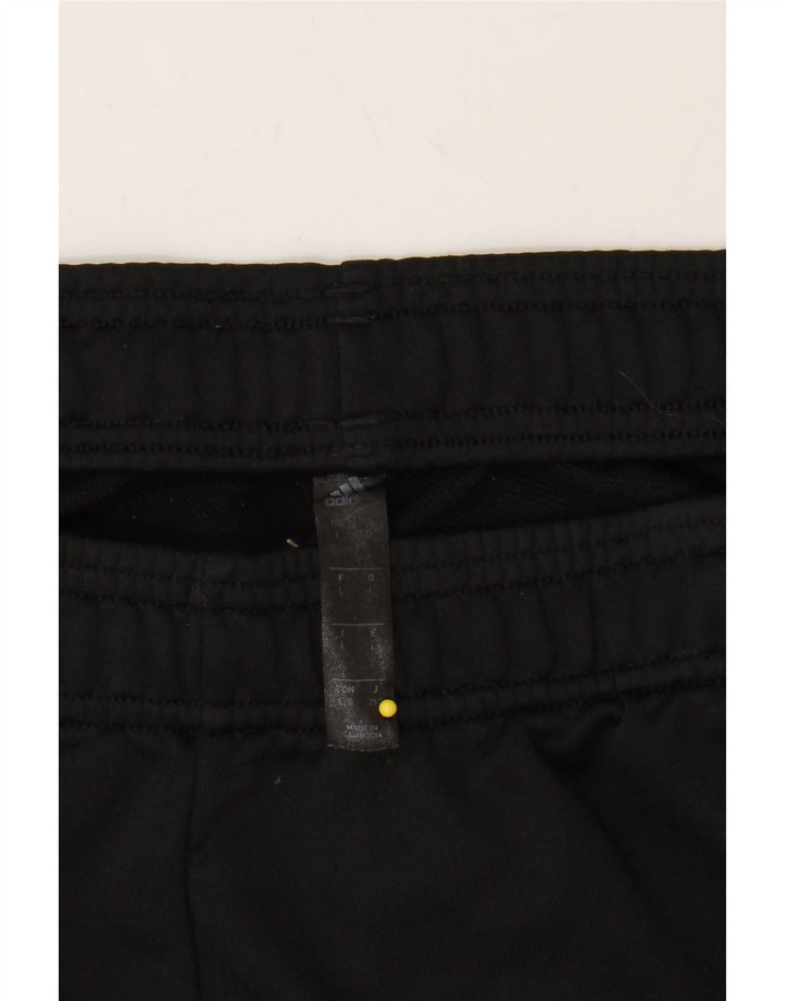 ADIDAS Mens Tracksuit Trousers Large Black Colourblock Polyester Vintage Adidas and Second-Hand Adidas from Messina Hembry 
