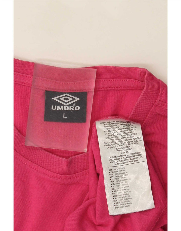 Umbro muška majica s grafičkim motivima, veliki ružičasti pamuk