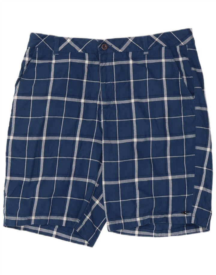 O'Neill muške chino kratke hlače W38 XL plavi karirani poliester