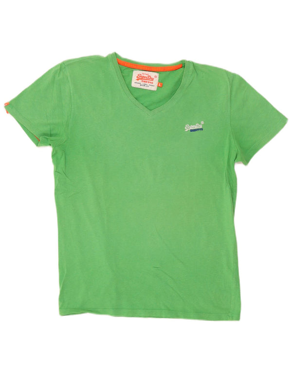 Superdry muška majica kratkih rukava Veliki zeleni pamuk