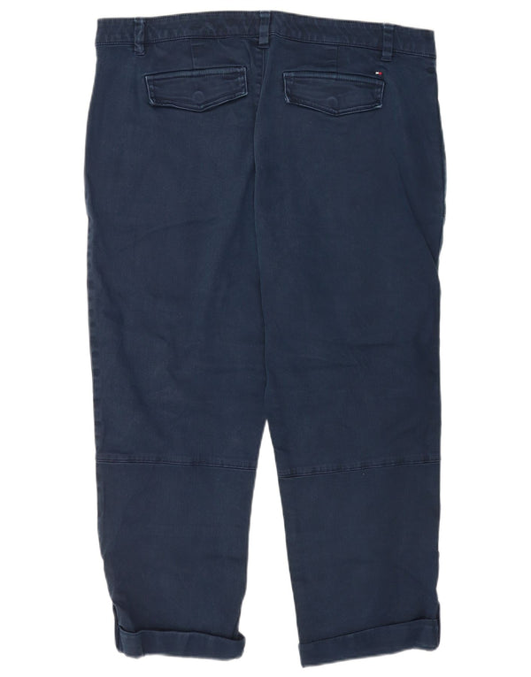 Tommy Hilfiger Ženske skraćene hlače visokog struka US 18 2XL W38 L24 Mornarsko plava Bl