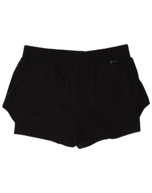 Adidas ženske sportske kratke hlače UK 24/26 2XL crni poliamid