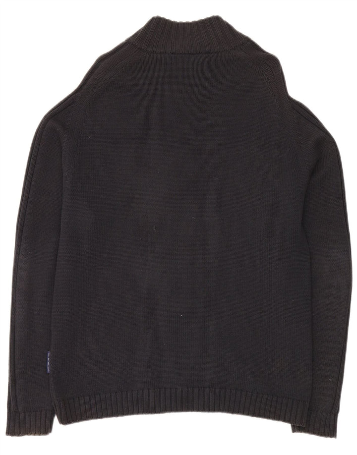 COTTON REPUBLIC Muški kardigan pulover Srednji tamnoplavi pamuk