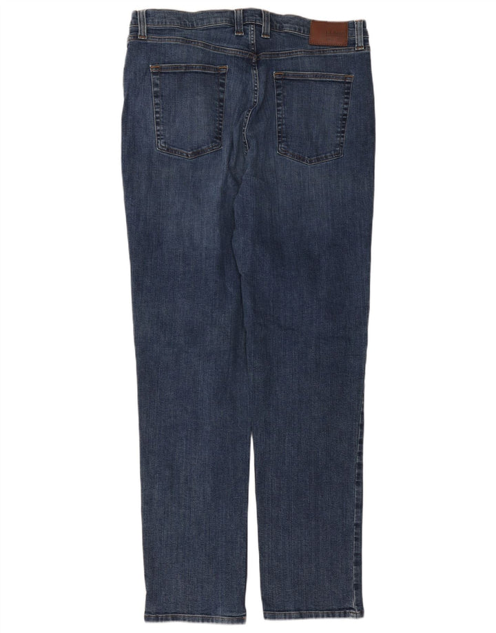 L.L.BEAN Muške uske traperice W38 L34 Plavi pamuk