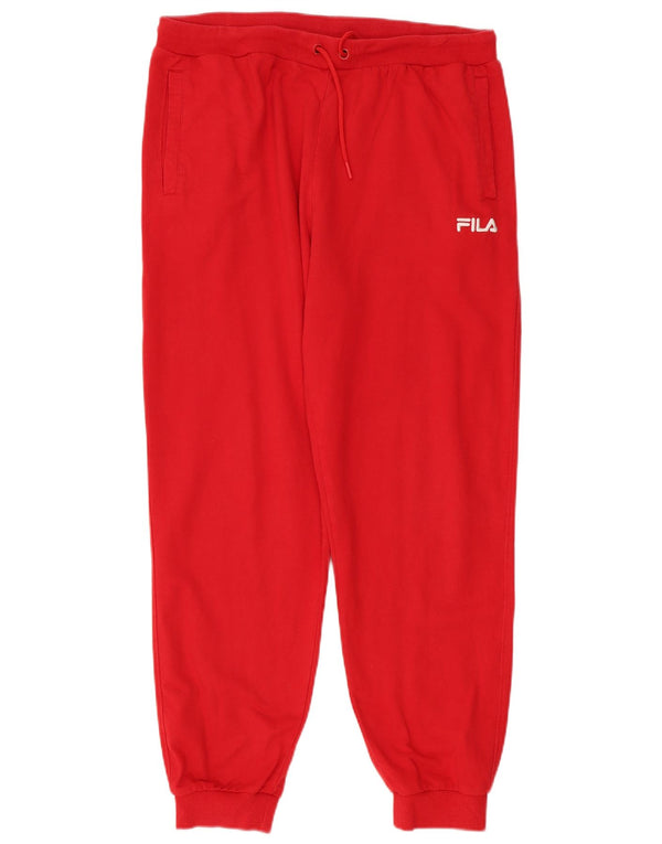 Fila Ženska trenirka Hlače Joggers UK 18 XL Crveni pamuk