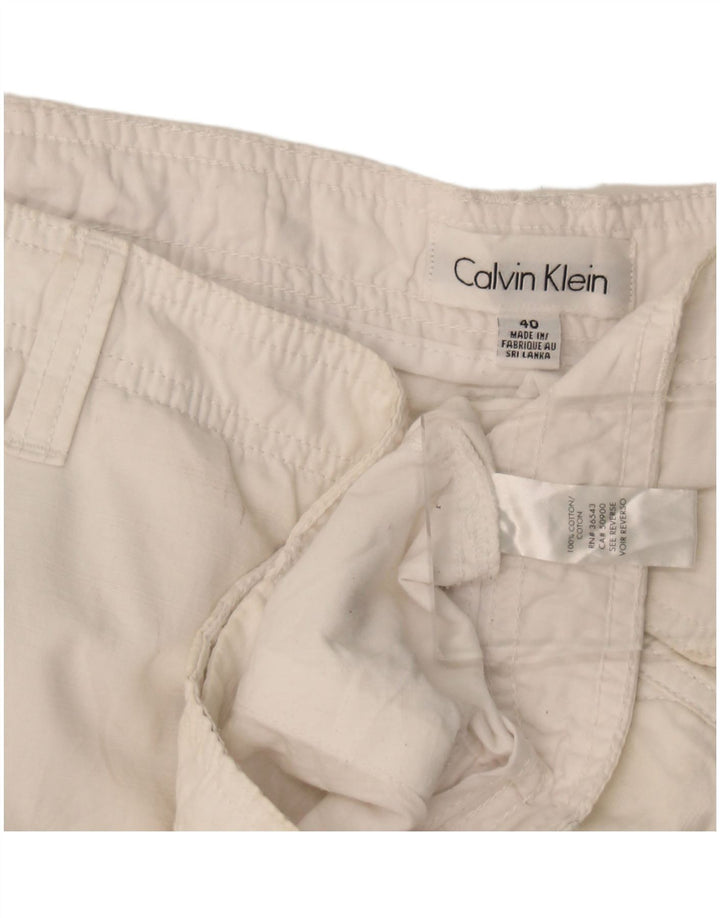 Calvin Klein muške kargo kratke hlače W40 XL bijeli pamuk