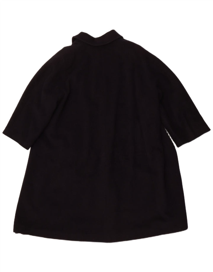 LUISA SPAGNOLI Ženski preveliki kaput UK 16 Veliki tamnoplavi djevičanski vuneni