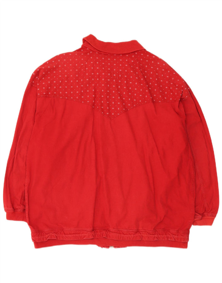 Belfe & Belfe ženska prevelika bomber jakna IT 44 srednje crvena