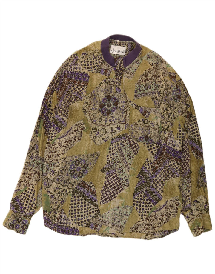 Vintage muška pulover košulja Veliki raznobojni patchwork
