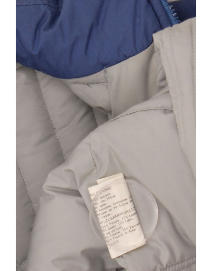 VINTAGE muška podstavljena jakna IT 48 srednje plavi poliester