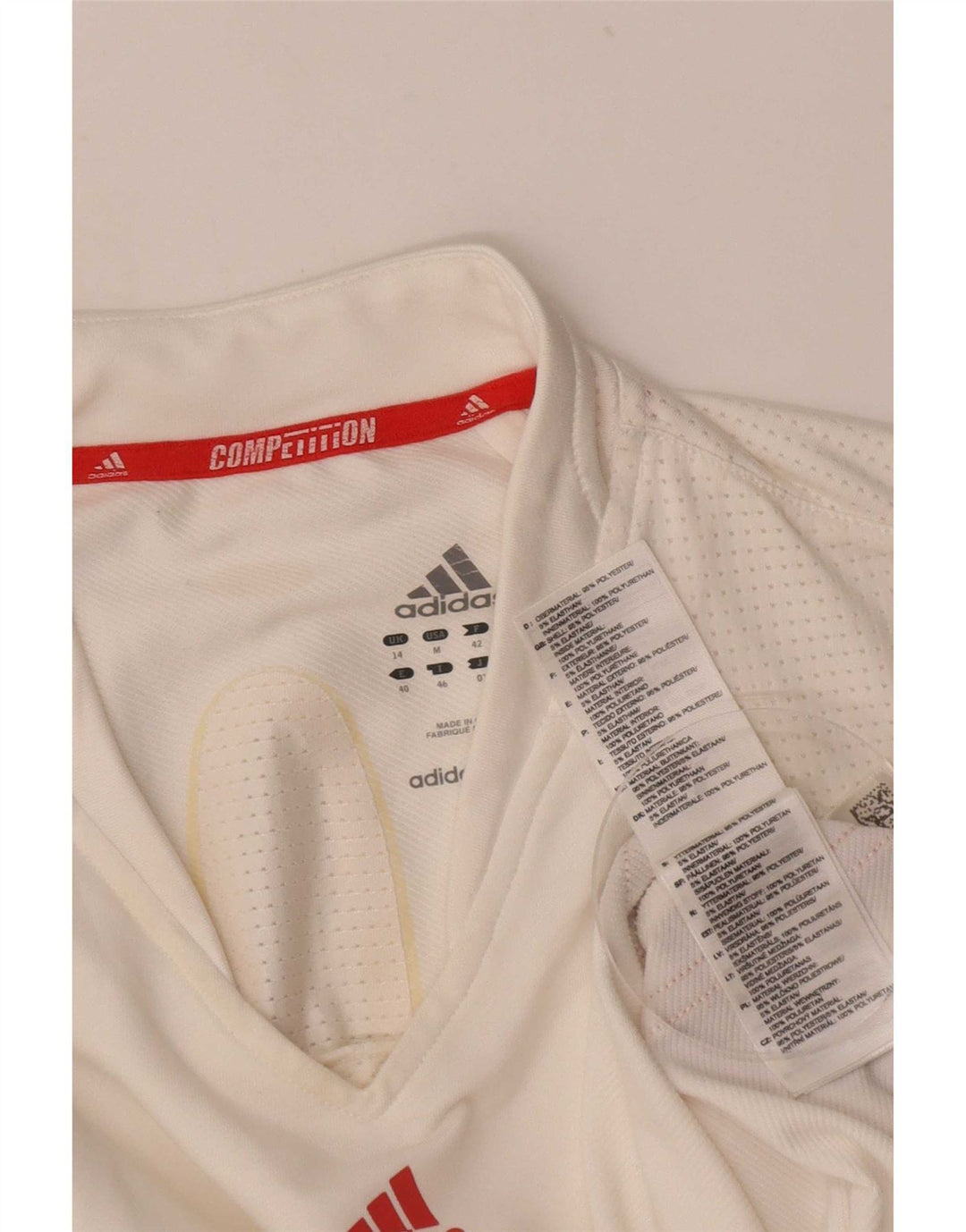 Adidas ženski prsluk UK 14 Medium White Colourblock poliester