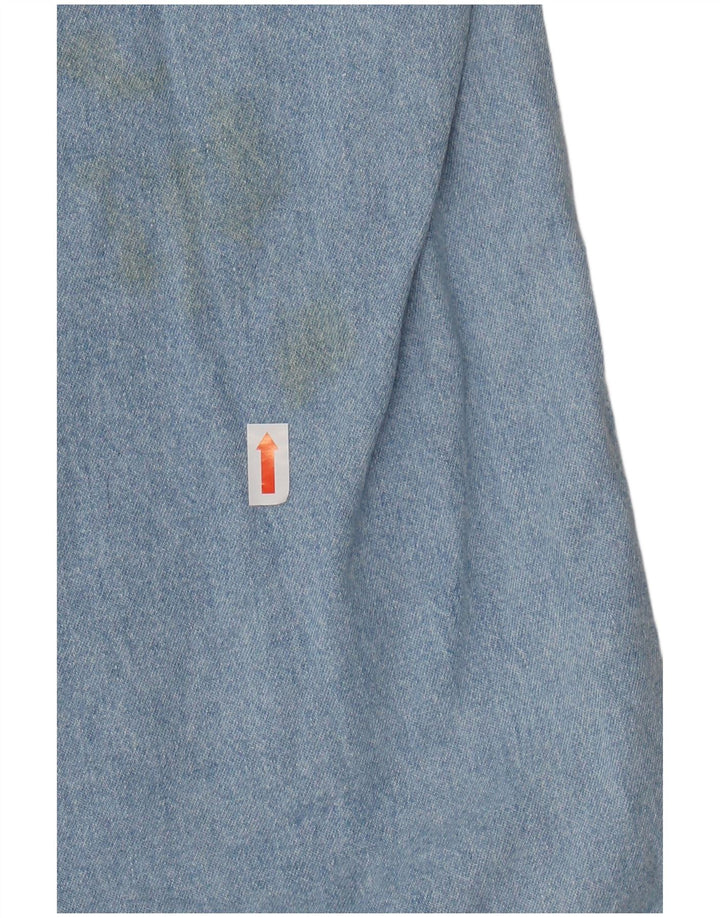 CARRERA Muška traper košulja kratkih rukava Veličina 43/44 XL plavi pamuk