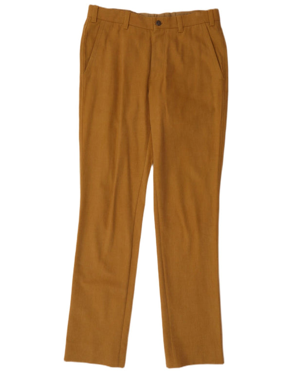 Tommy Hilfiger Mens Tapered Chino Trousers W38 L36 Brown Cotton