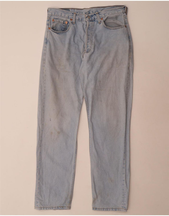 Levi's muške 517 ravne traperice W34 L32 plavi pamuk