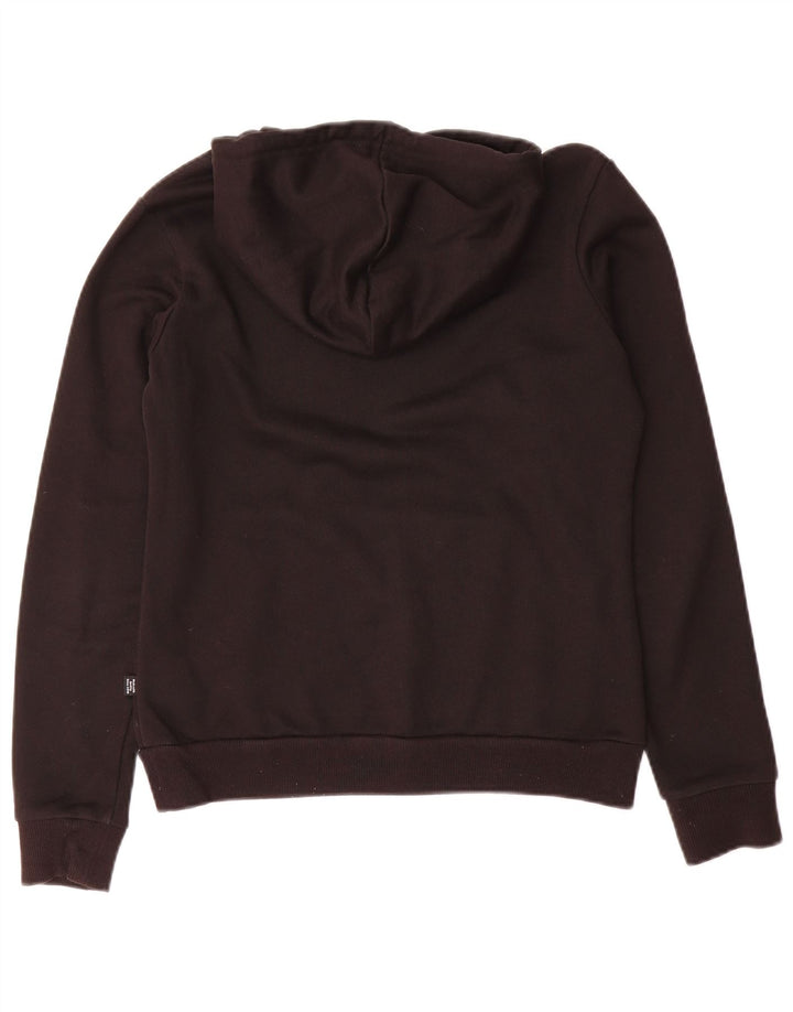 PUMA Ženska majica s kapuljačom s kapuljačom UK 10 Mali crni poliester