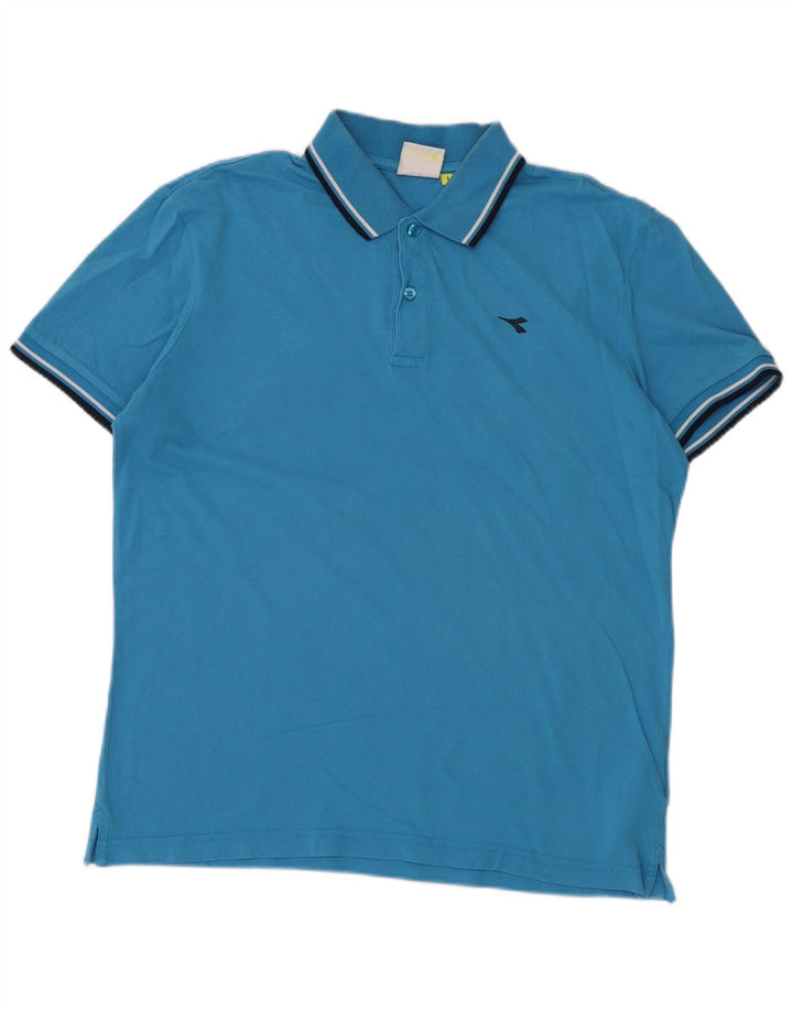 DIADORA Muška polo majica Large Blue Pamuk