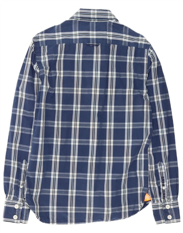 Superdry muška košulja Srednja tamnoplava karirana pamuk