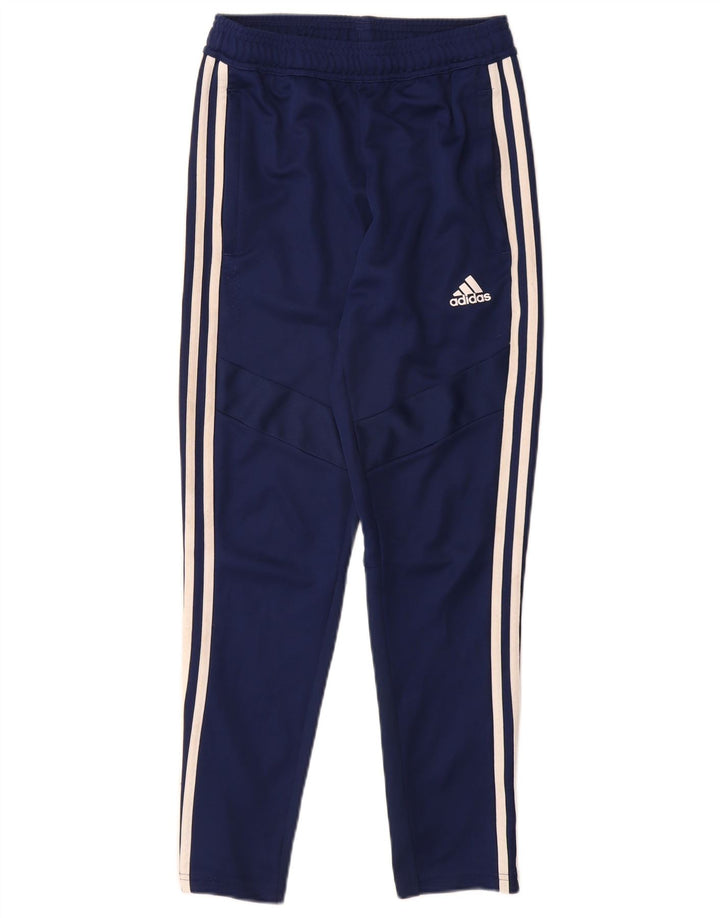 ADIDAS Climacool trenirke za dječake 11-12 godina tamnoplave poliesterske hlače