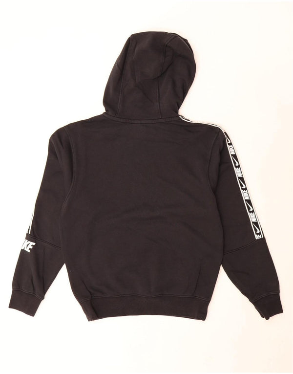 Nike Mens Loose Fit Graphic Standard Hoodie Jumper XS Black Cotton