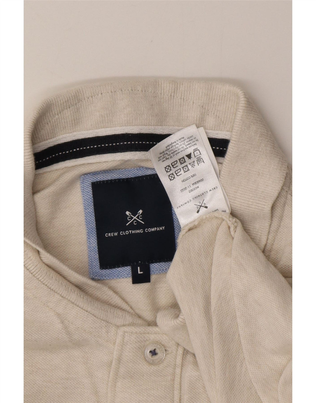 CREW ODJEĆA Muška polo majica Large Grey Cotton