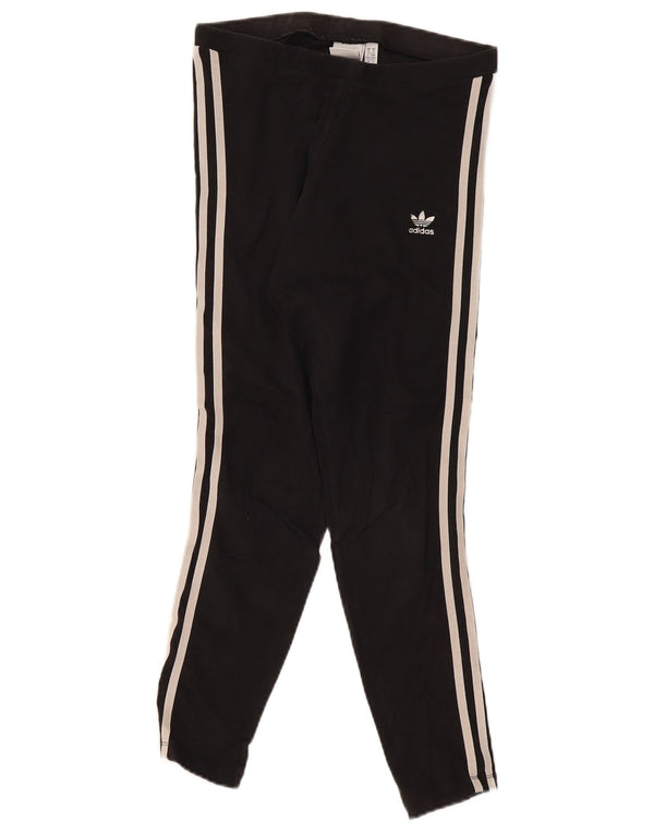 Adidas ženske tajice UK 14 Srednje crni pamuk