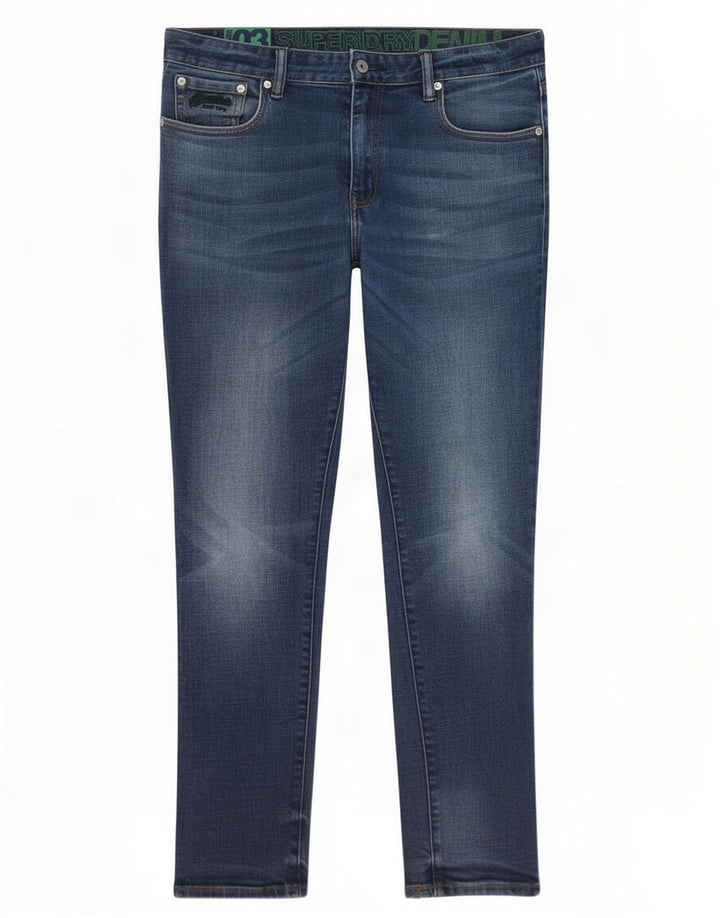 Superdry ženske uske traperice W34 L29 plavi pamuk