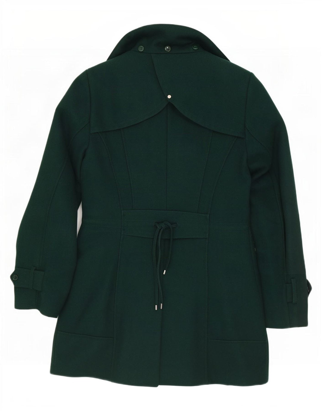Calvin Klein ženski trenč kaput UK 10 Small Green Wool Classic