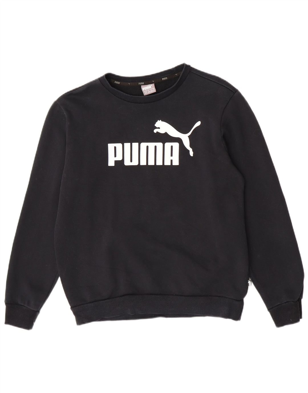 Puma muška trenirka s grafičkim motivima Srednji crni pamuk
