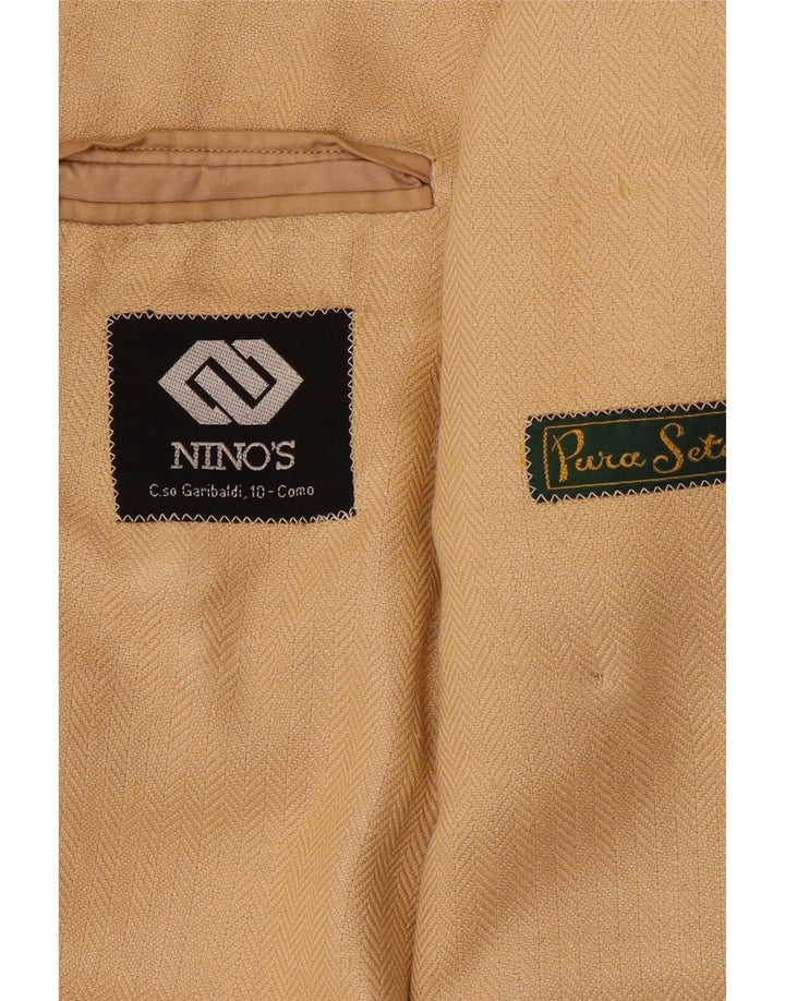 Vintage muška jakna s dvostrukim kopčanjem IT 50 Large Beige