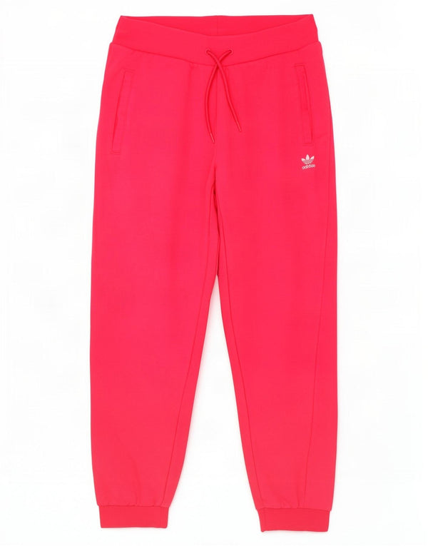 Adidas Ženska trenirka Hlače Joggers UK 14 Srednje ružičasti pamuk