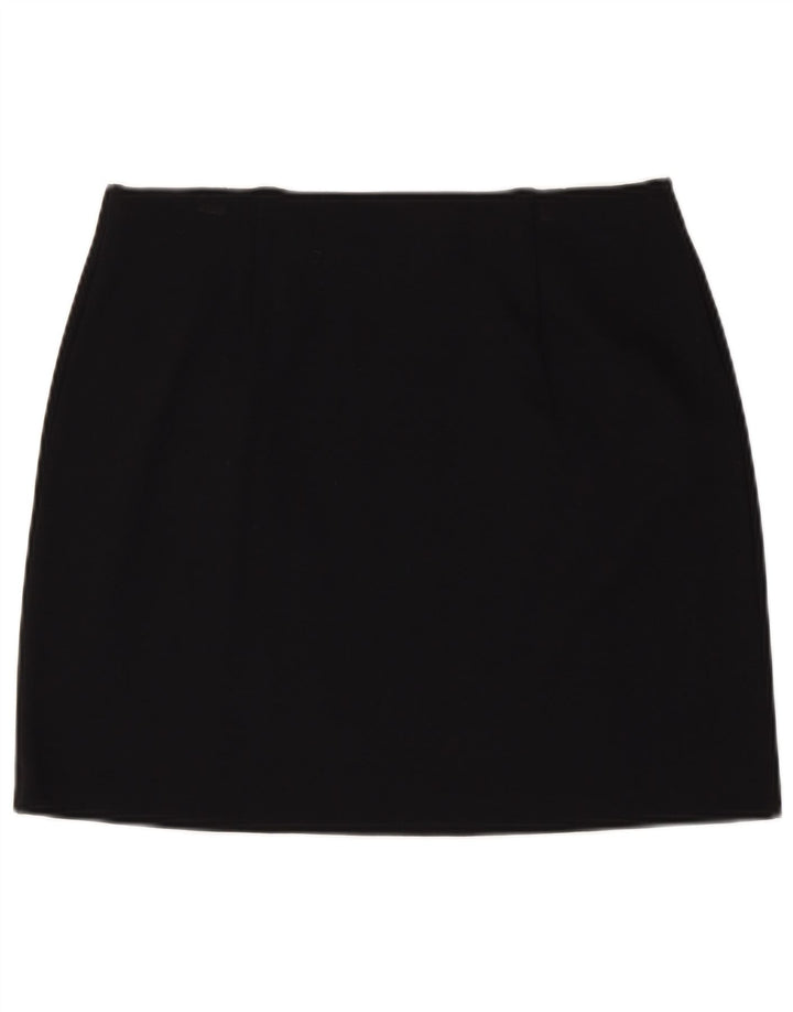 Marks & Spencer ženska mini suknja UK 14 velika W32 crna viskoza