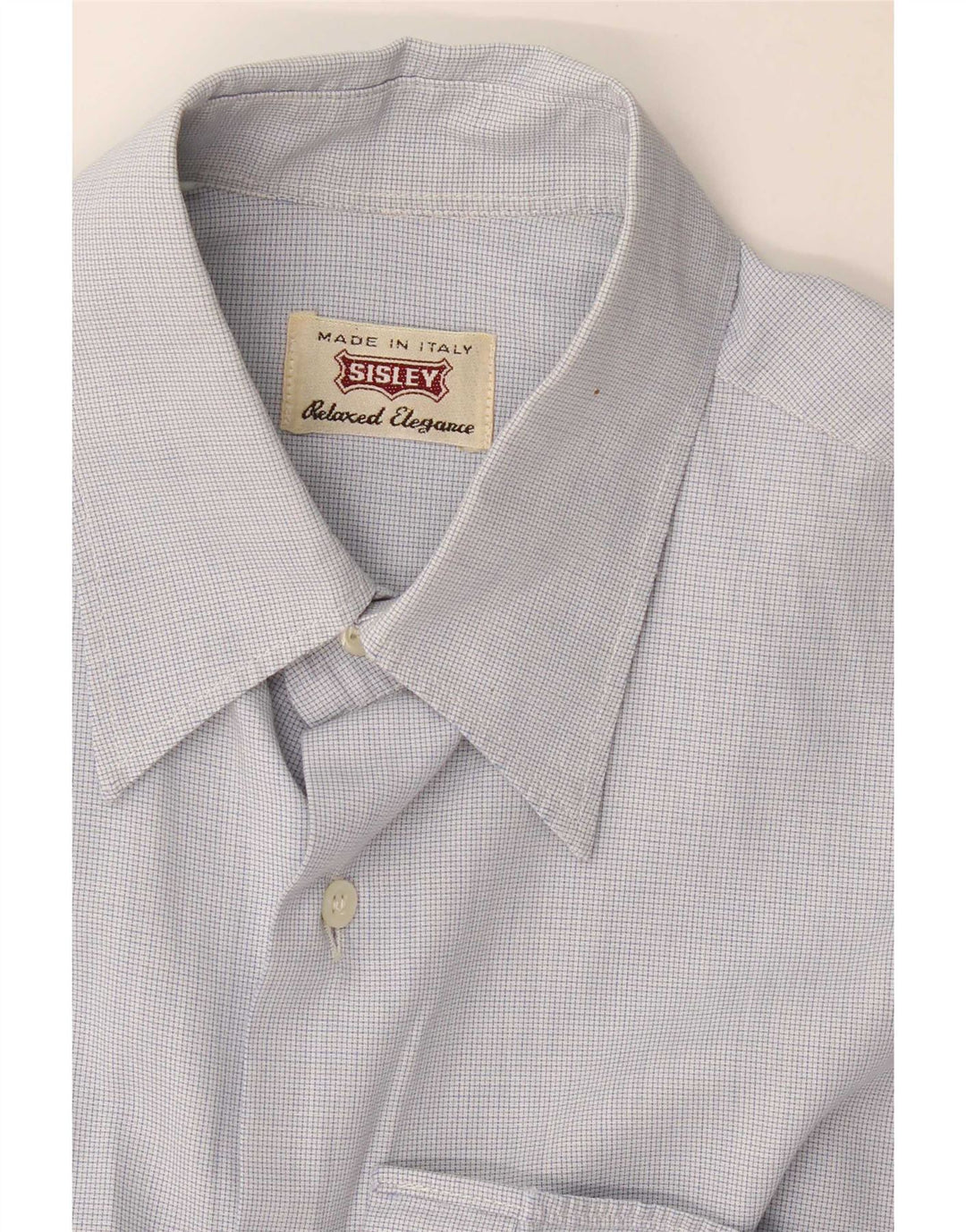 Sisley muška košulja Medium Blue Gingham