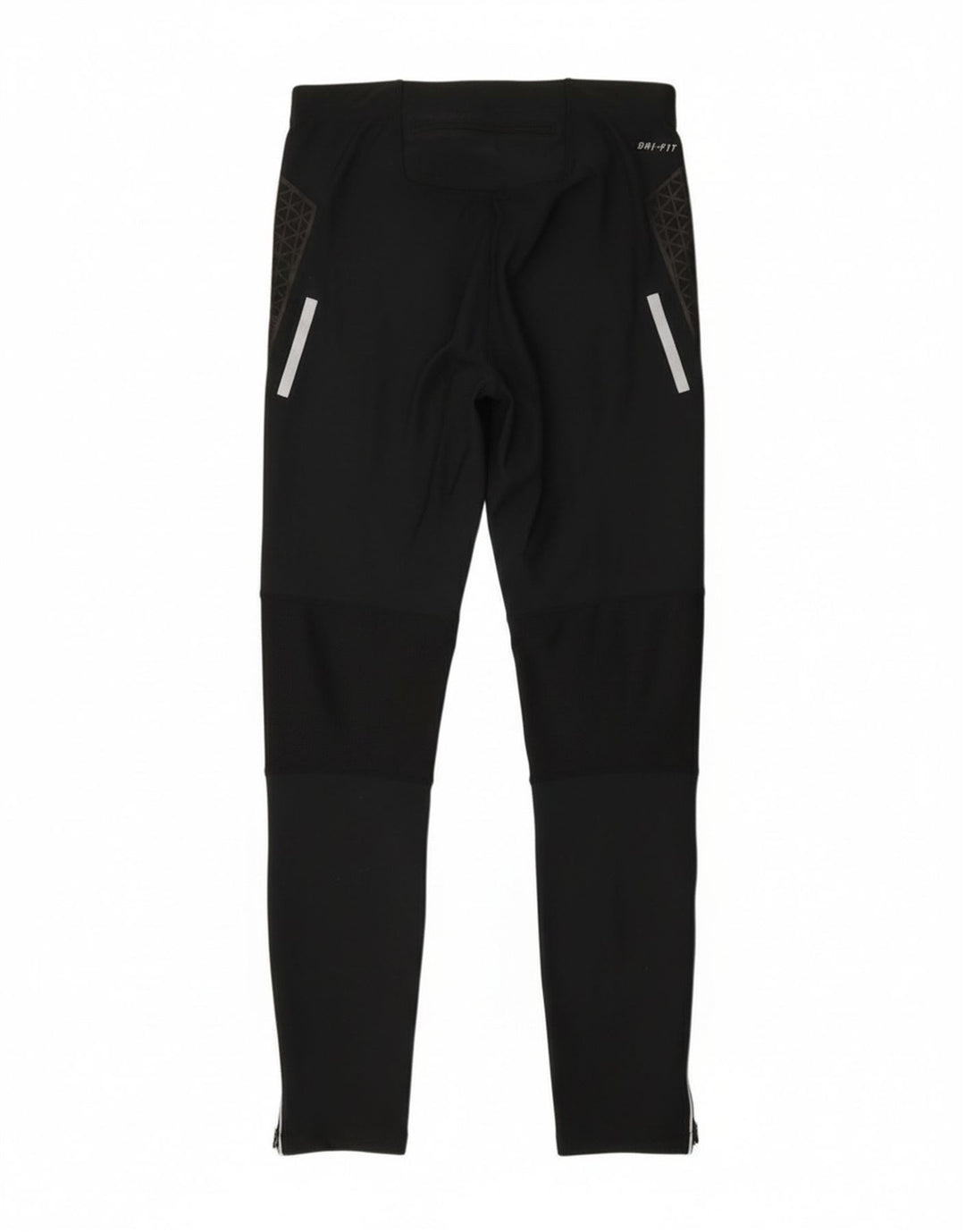 Nike Ženske Dri Fit Leggings UK 12 Srednje crni poliester