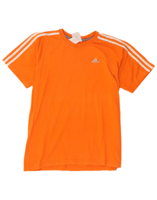 Adidas majica kratkih rukava za dječake 15-16 godina XL narančasta pamučna sportska