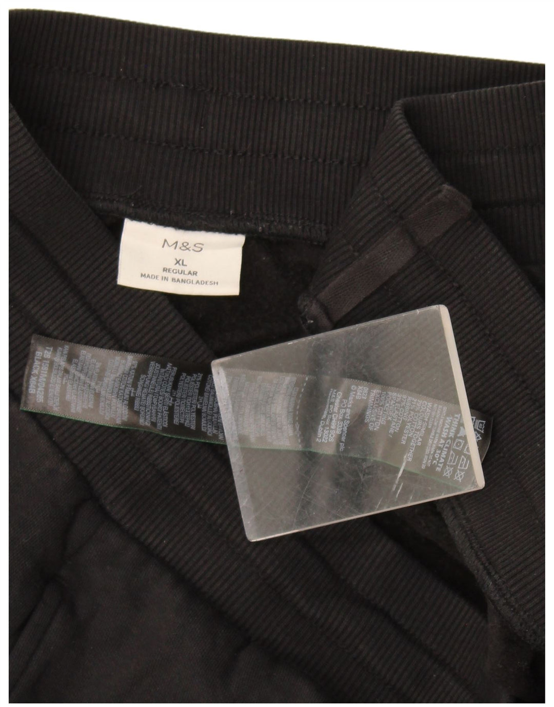 Marks & Spencer Mens Regular Trenirka Hlače Joggers XL crni pamuk