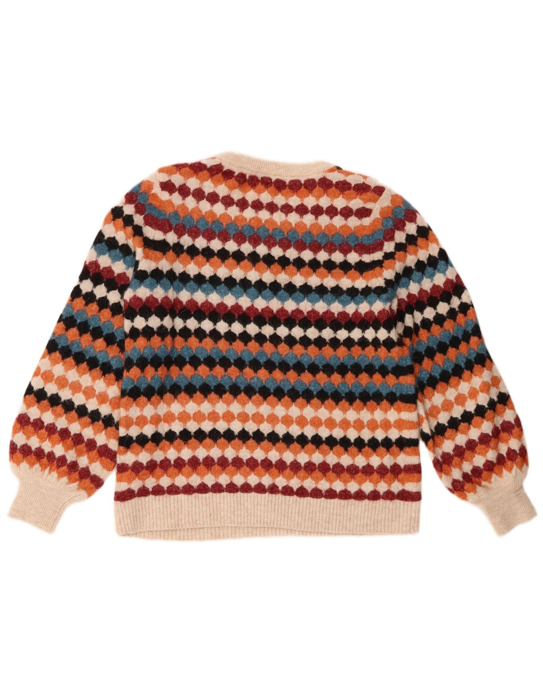 Fat Face Ženski džemper s okruglim izrezom UK 10 Mali višebojni