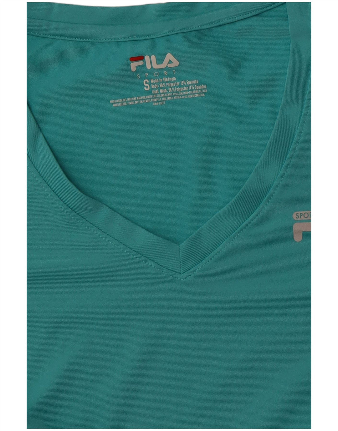 FILA ženska majica kratkih rukava UK 8 mali tirkizni poliester