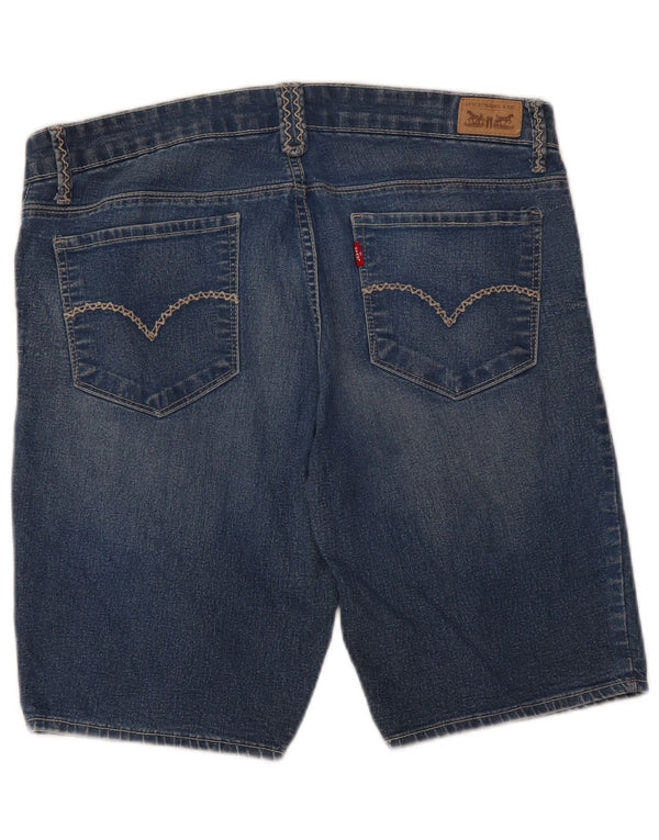 LEVI'S Ženske bermude od trapera US 13 Large W32 Plavi pamuk