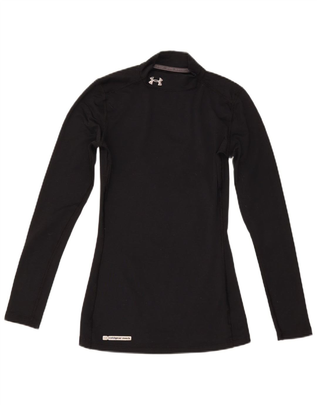 Ženska majica Under Armour Cold Gear s dugim rukavima UK 4 XS crni poliester