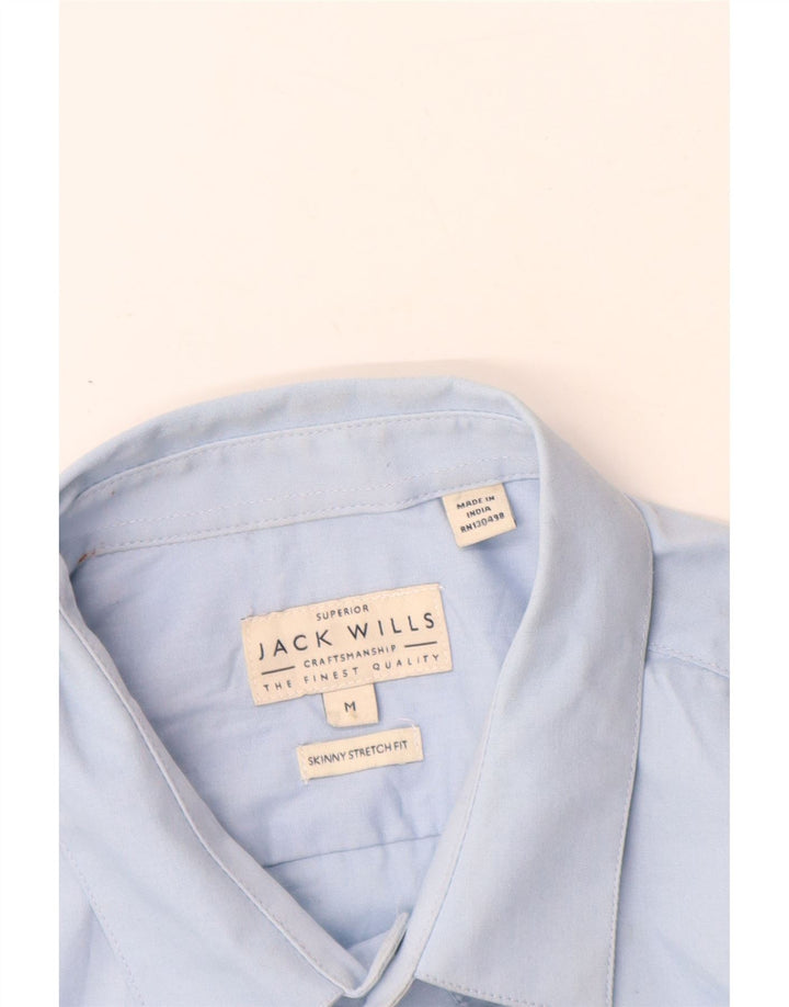 JACK WILLS Muška uska košulja srednje plavog pamuka