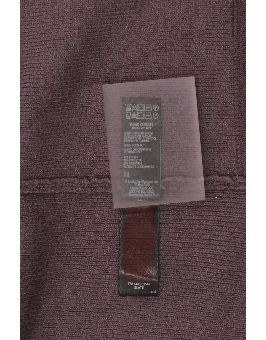 Marks & Spencer ženski dugi otvoreni kardigan pulover UK 14 veliki sivi