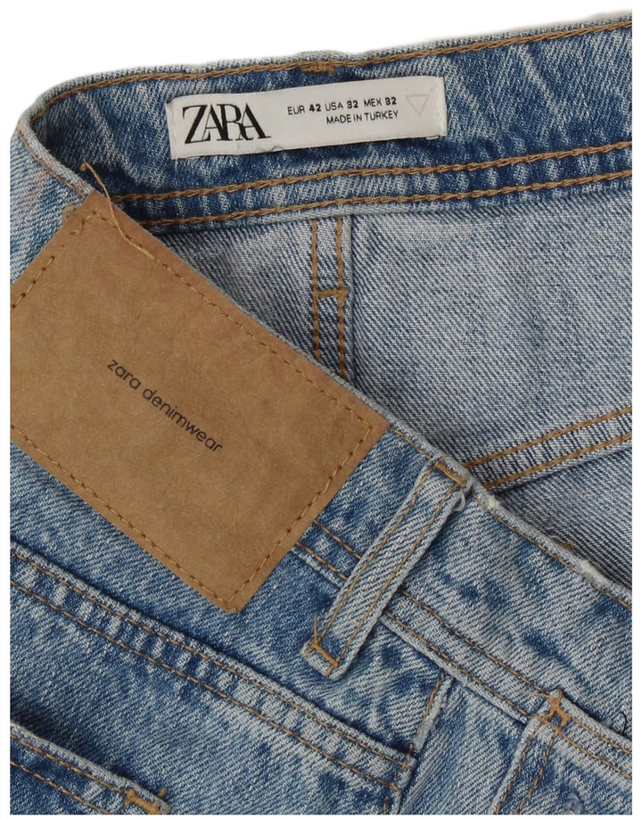 Zara muške kratke traper kratke hlače EU 42 Large W32 plavi pamuk