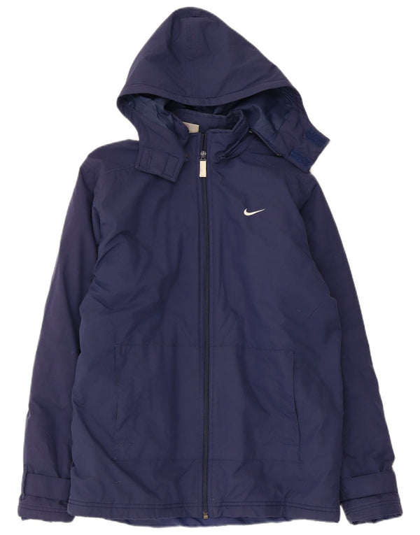 Nike Vjetrovka s kapuljačom za dječake 13-14 godina XL tamnoplava poliester