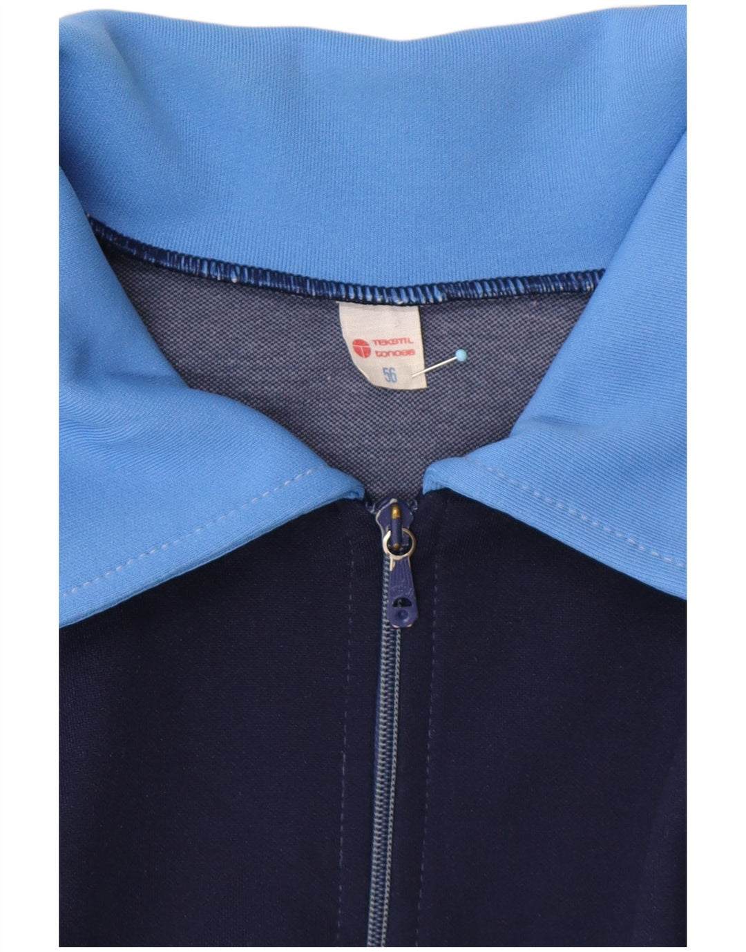 VINTAGE muška trenirka gornja jakna EU 56 XL plava retro boja