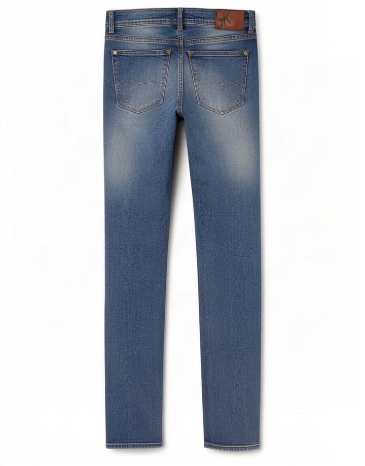 Ženske uske traperice Calvin Klein W28 L32 plavi pamuk