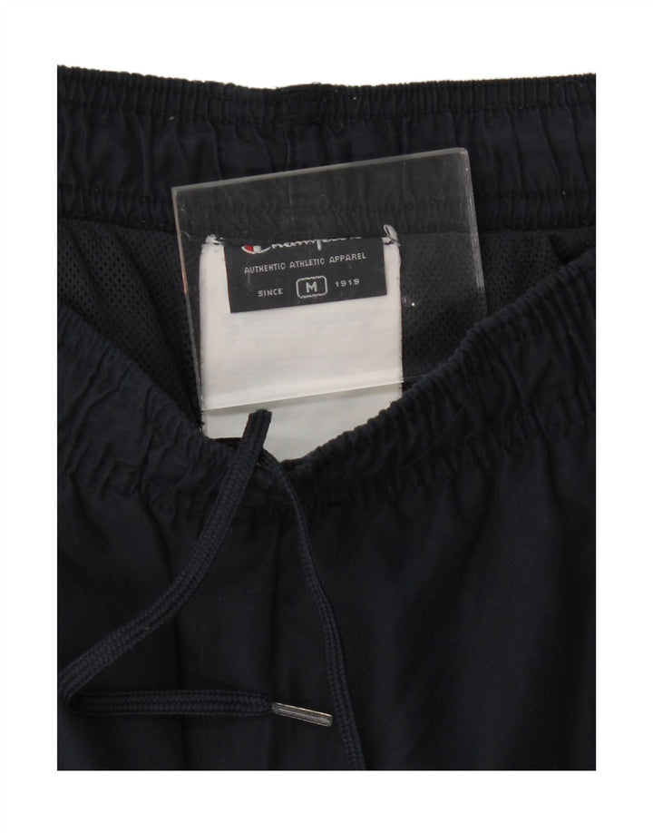 CHAMPION Mens Tracksuit Trousers Medium  Navy Blue Colourblock Vintage Champion and Second-Hand Champion from Messina Hembry 