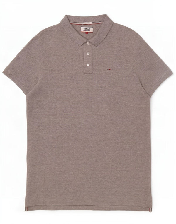Tommy Hilfiger muška uska polo majica 2XL sivi pamuk