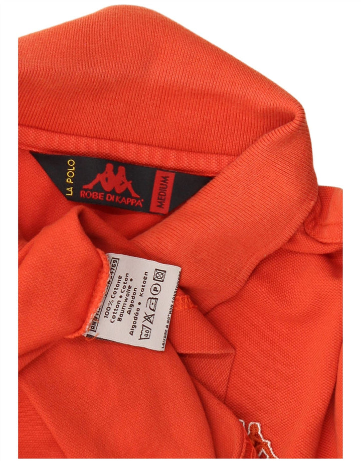 Kappa muška polo majica srednje narančaste pamučne boje