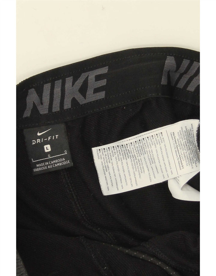 Nike Dri Fit Trenirka Hlače Joggers Veliki crni poliester