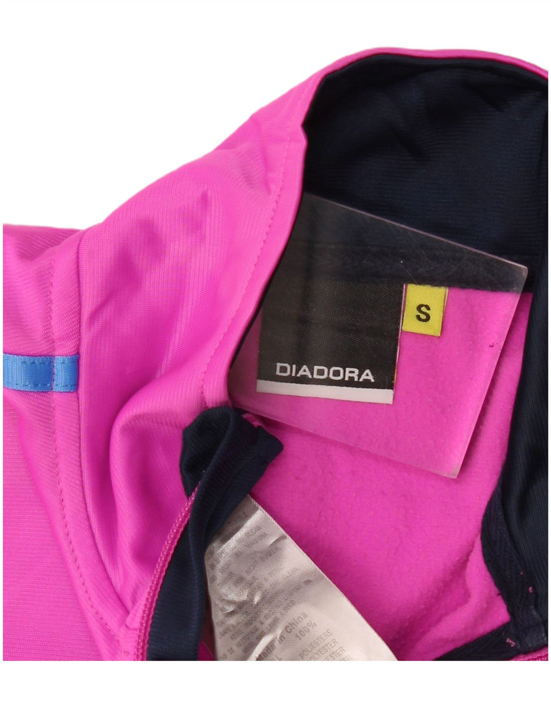 Diadora ženska gornja jakna trenirke UK 10 mali ružičasti poliester u boji